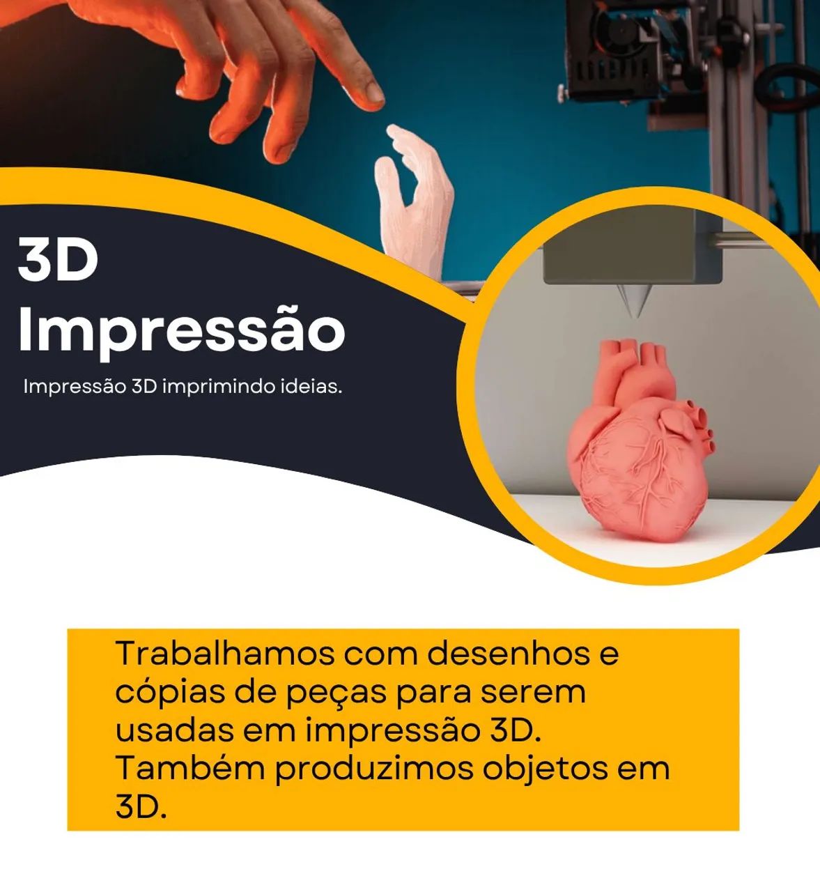 Projeto e impressão 3D