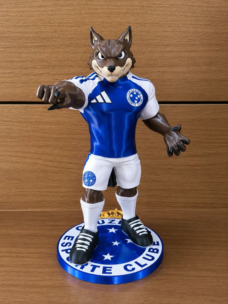 Mascote do Cruzeiro 25cm - Estilizado e Super Detalhado