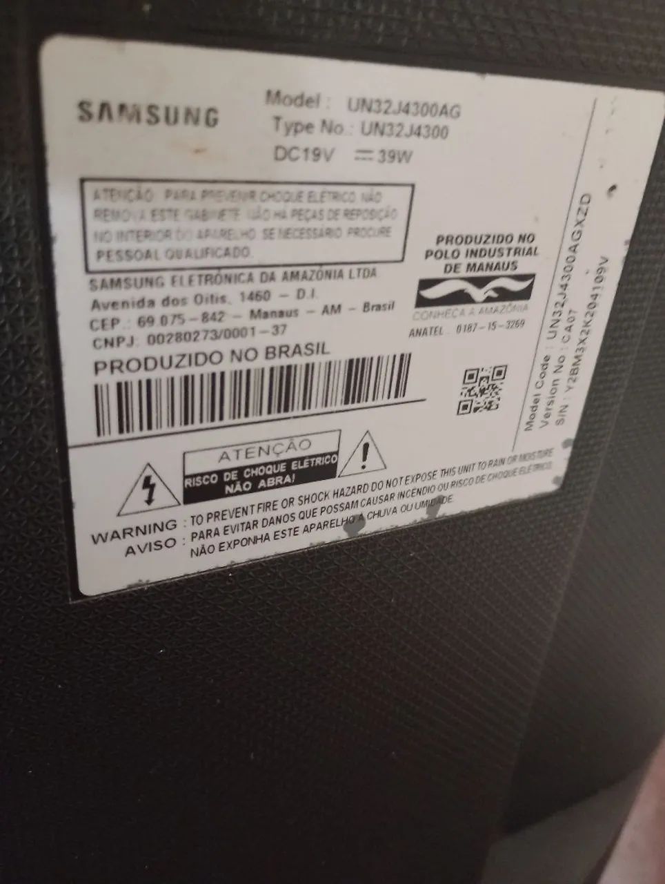 Tv Samsung Smart 32" com defeito  - Foto 2