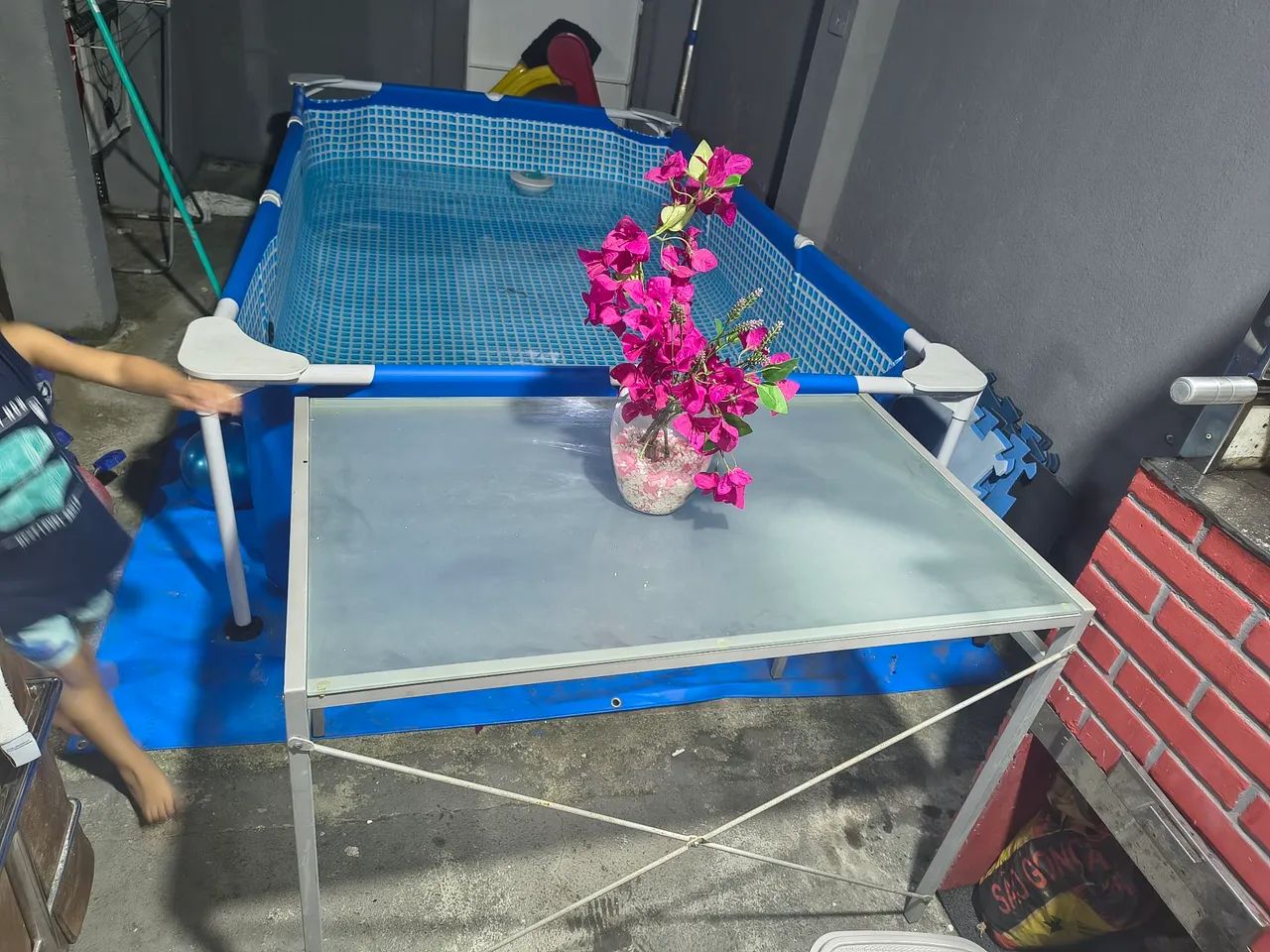 Mesa tampo de vídro