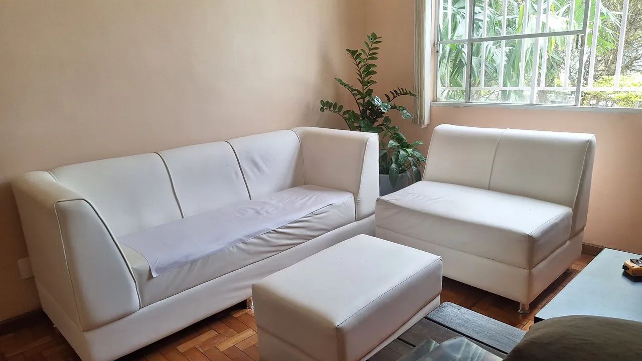 Sofa de canto ou separado com o puff - Foto 3