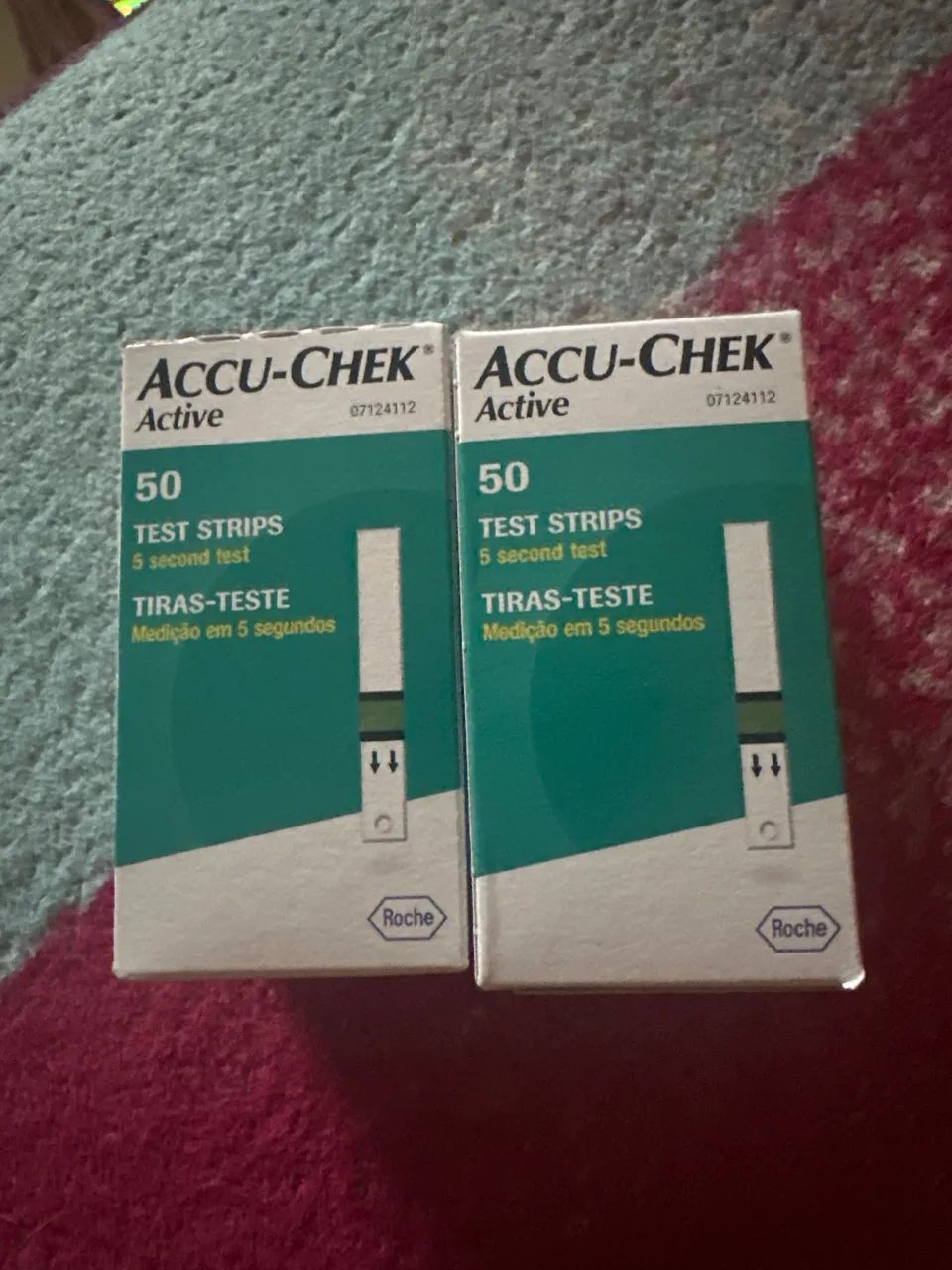 2 Caixas de Tiras Accu-Chek Active