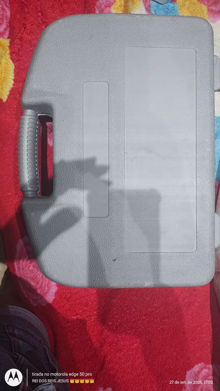 MALETA COM MICROSCÓPIO SEMI NOVA