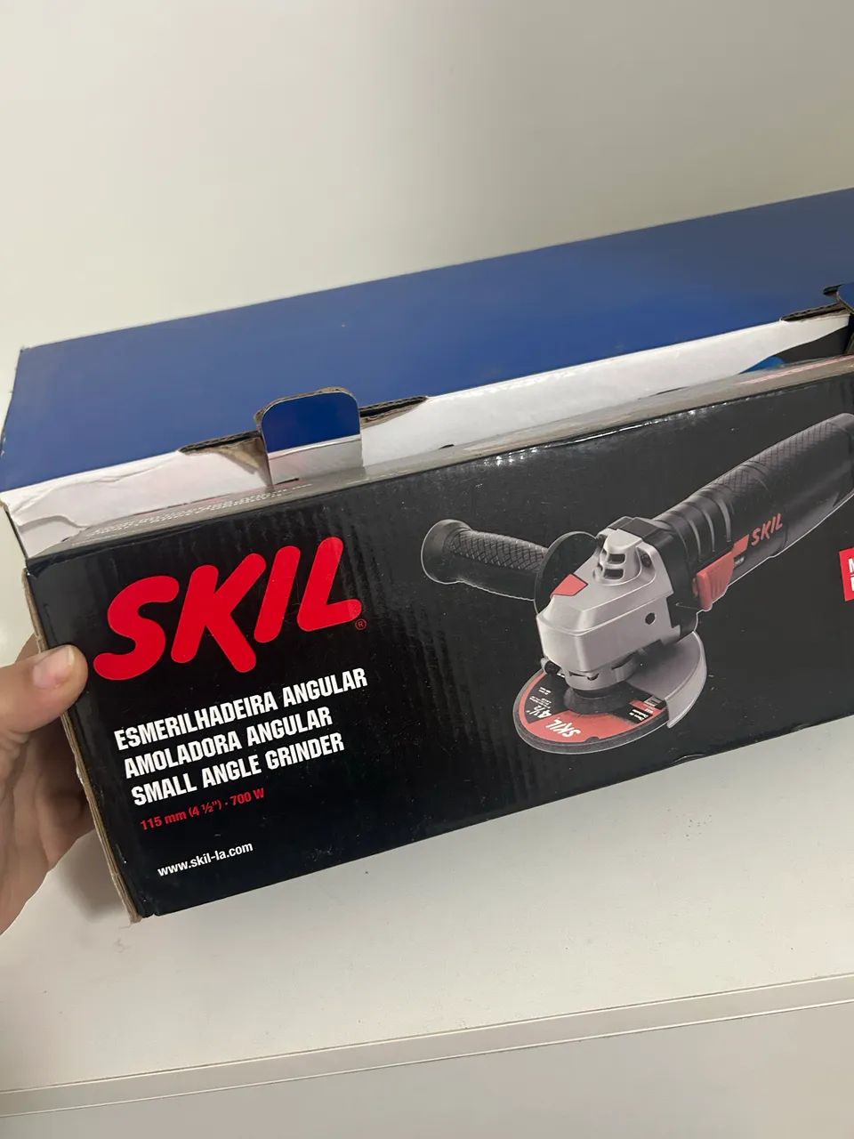 Esmerilhadeira angular  skill 700w - Foto 2