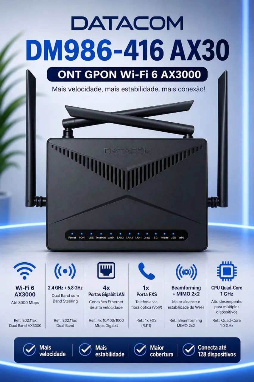 EQUIPAMENTOS DE INTERNET ONT XPON  - Foto 2