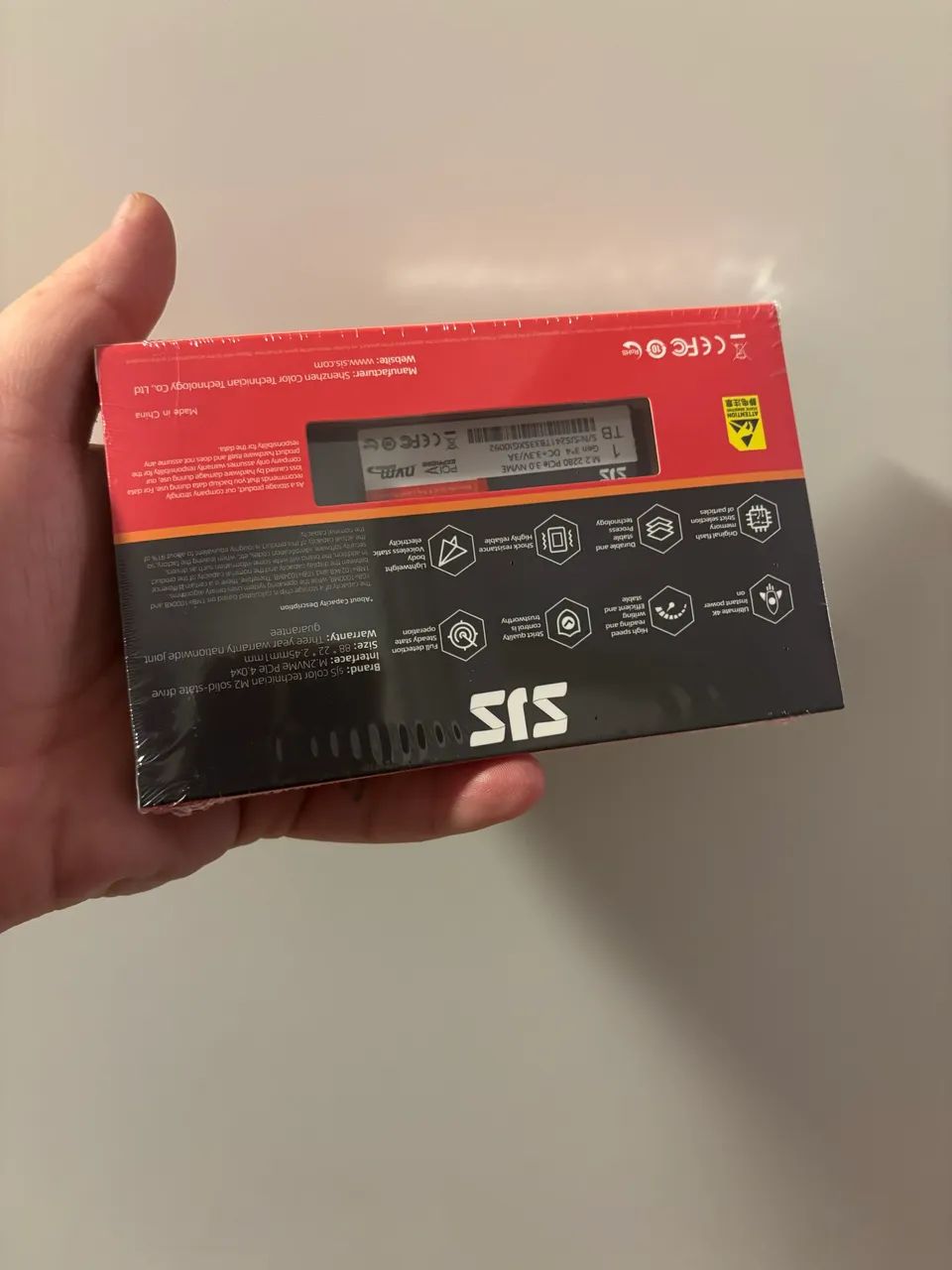 SSD NVME M.2 1TB (NOVO, ORIGINAL E LACRADO) - Foto 2