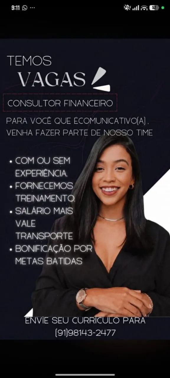 VAGAS DE EMPREGO EM BELÉM  - Foto 3