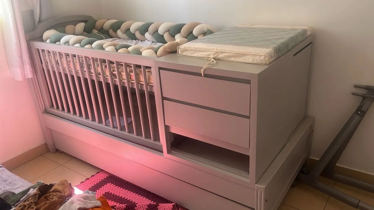 Berço com cama auxiliar  - Foto 2