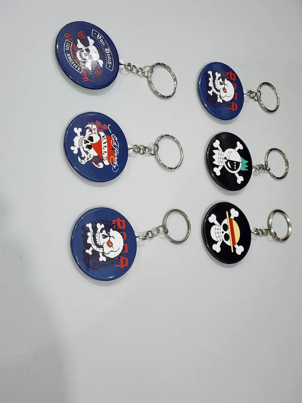 Kit 6 chaveiros caveira  - Foto 2