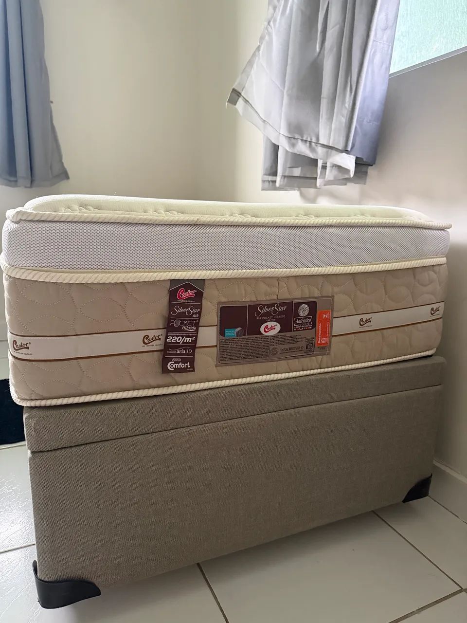 Cama de solteiro semi nova - Foto 3