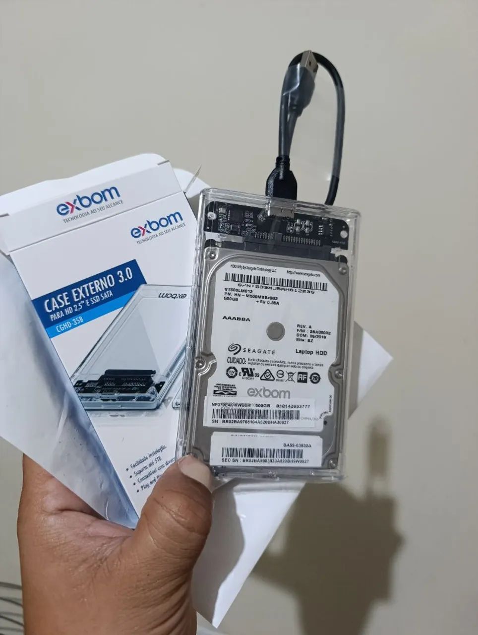 HD EXTERNO 500GB USB 3.0 Ótimo para Vídeos Games ? Notebook PC - Foto 3
