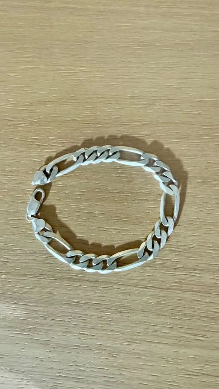 Pulseira Prata 925 Italiana (Italy) Masculina  - Foto 2