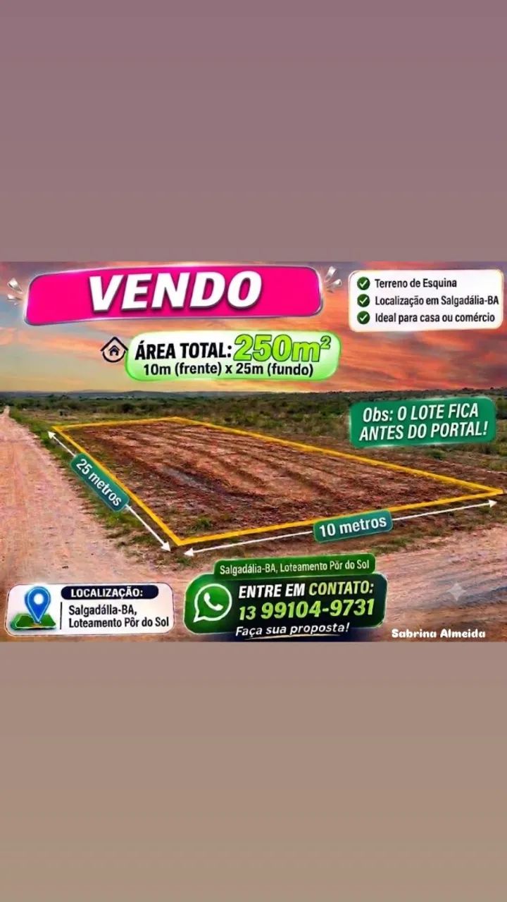 Terreno em Salgadália 
