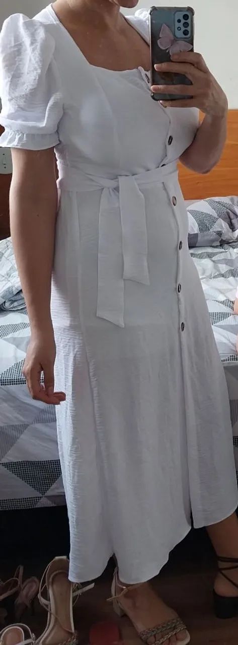 Vendo vestido branco - Foto 2