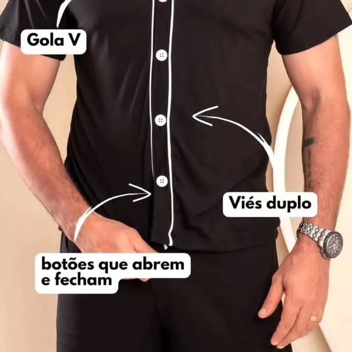 Pijama Tecido Suede Premium  - Foto 2