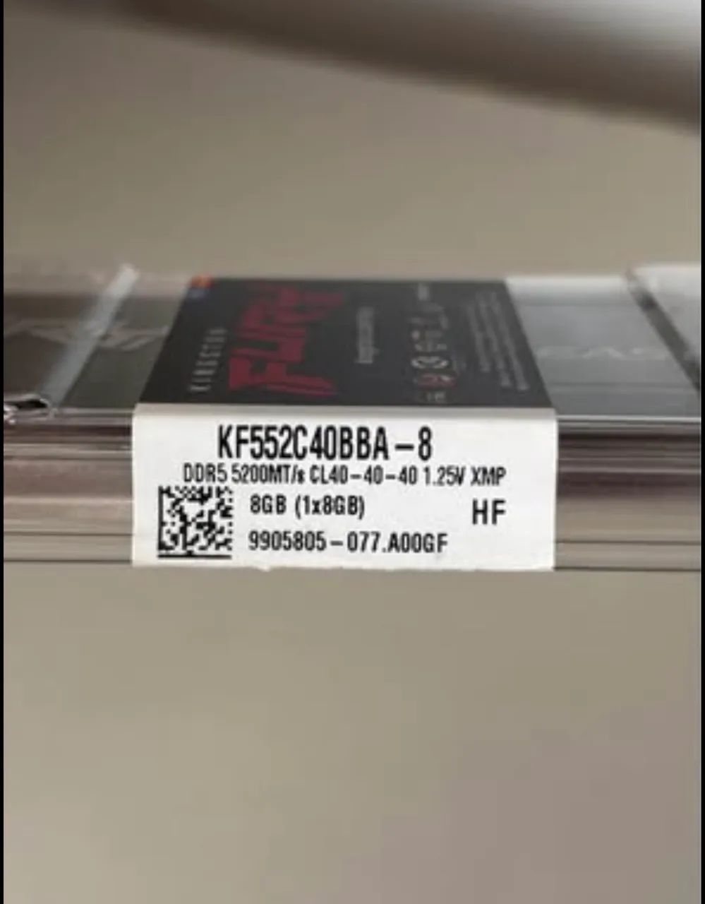 Memória RAM Kingston Fury Beast 8GB DDR5 5.200MT/s - Foto 2