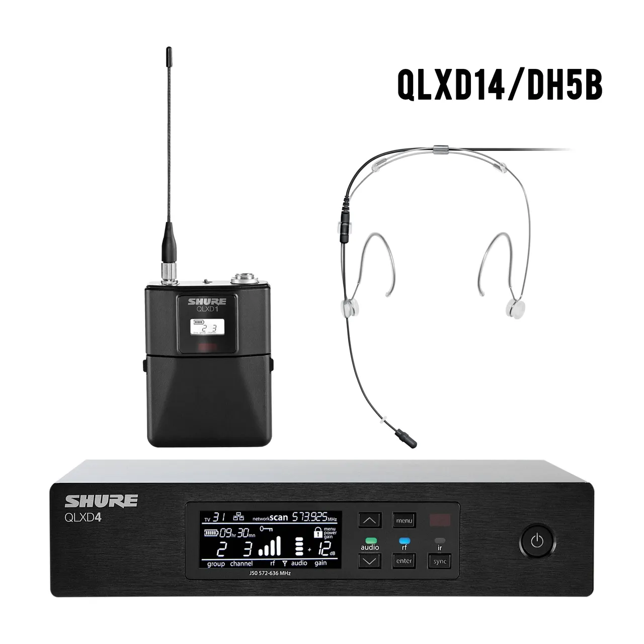 Shure AD1 Transmissor Bodypack Digital UHF - AXIENT DIGITAL