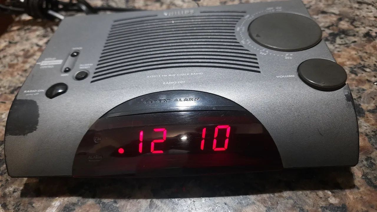 Rádio Relógio Philips 
