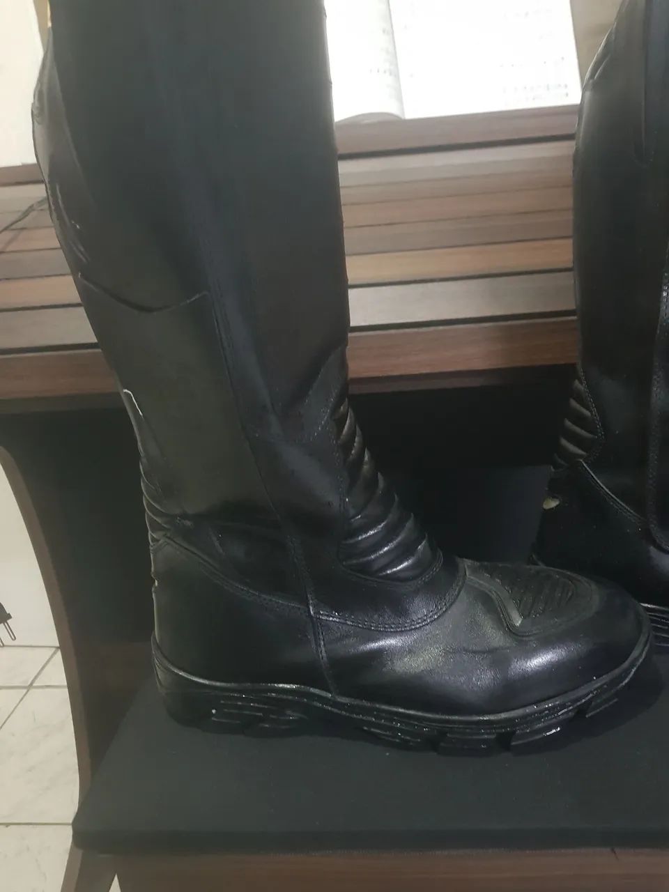 Bota cano longo , Coturno  - Foto 2