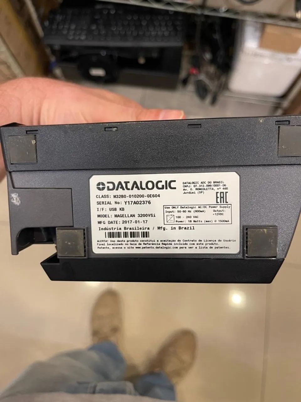Leitor De Código De Barras Datalogic Magellan 3200vsi (Usado) - Foto 2