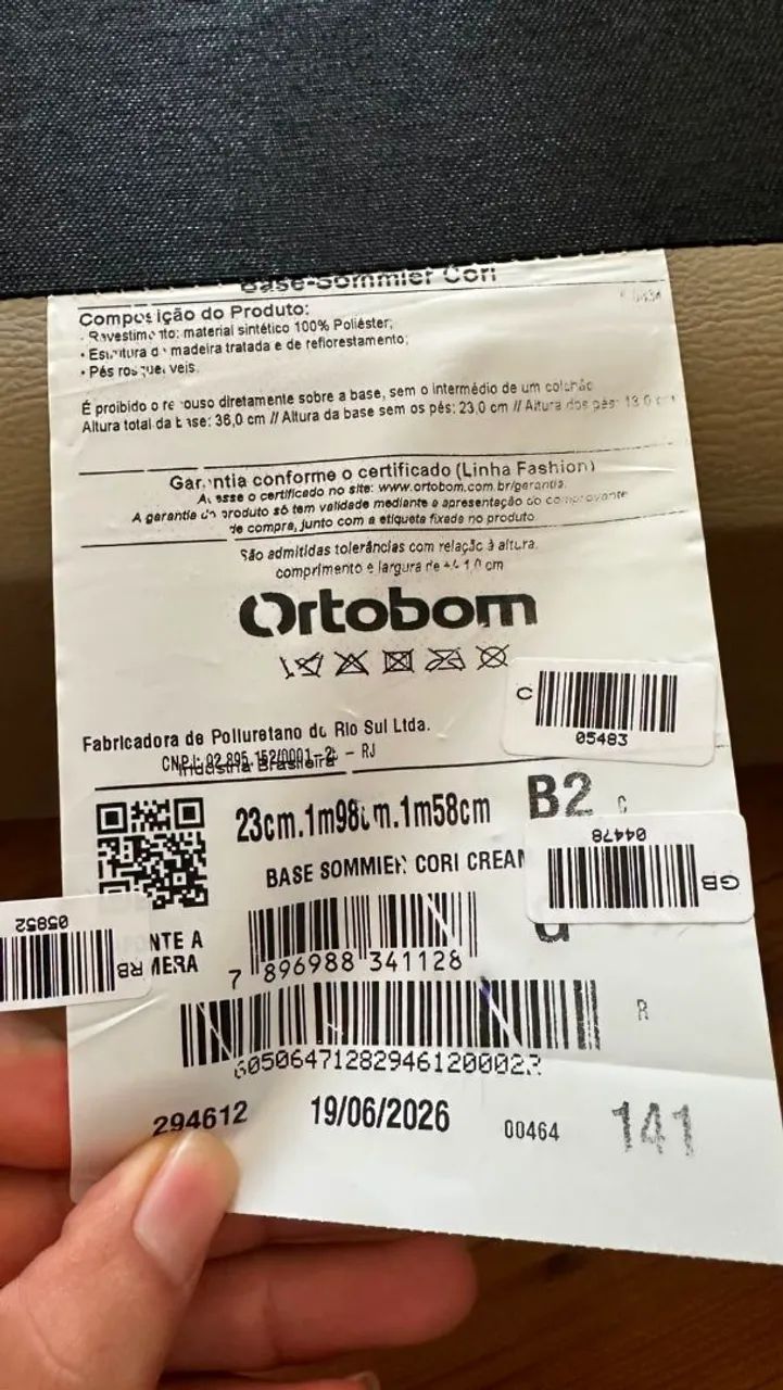 Cama box queem Ortobom - Foto 4