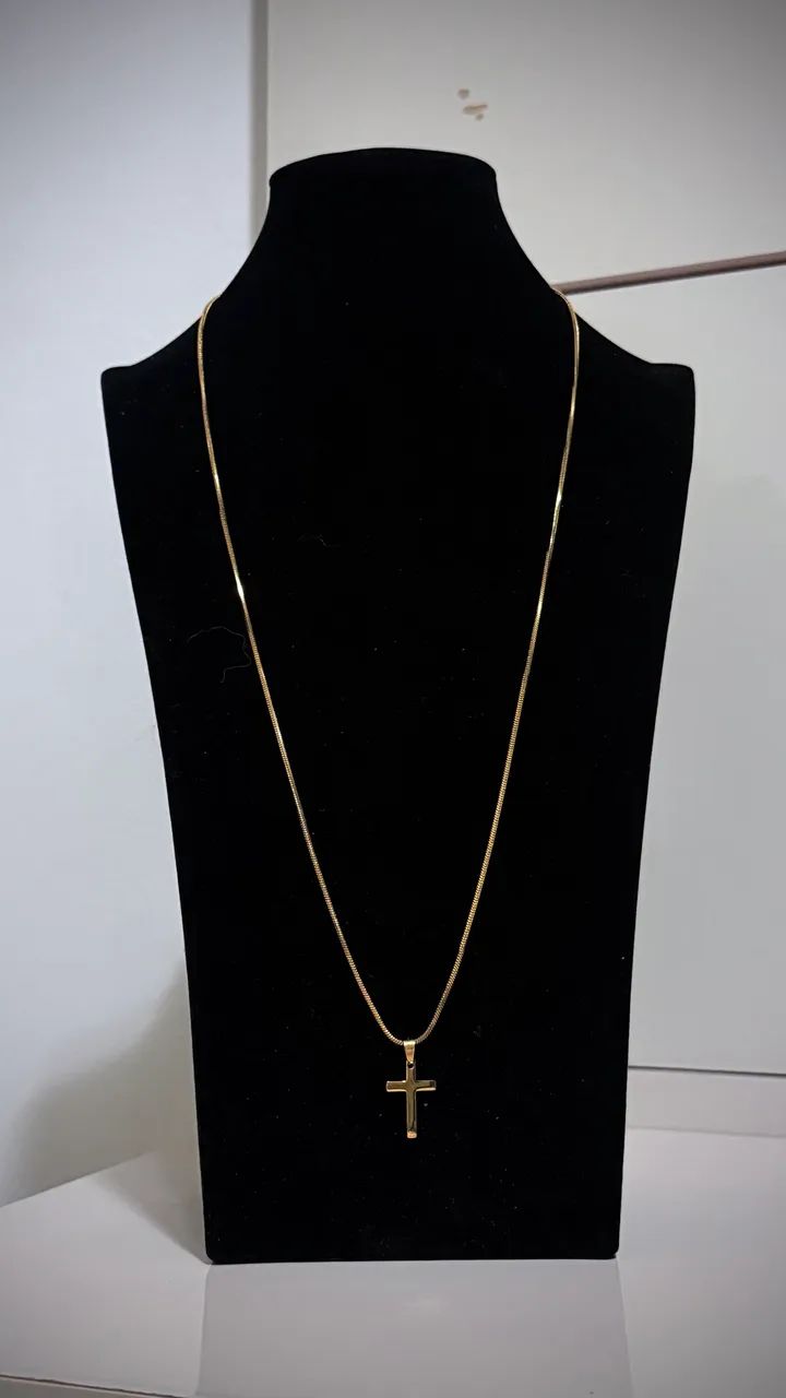 Corrente Dourada 70 cm 1,5 mm