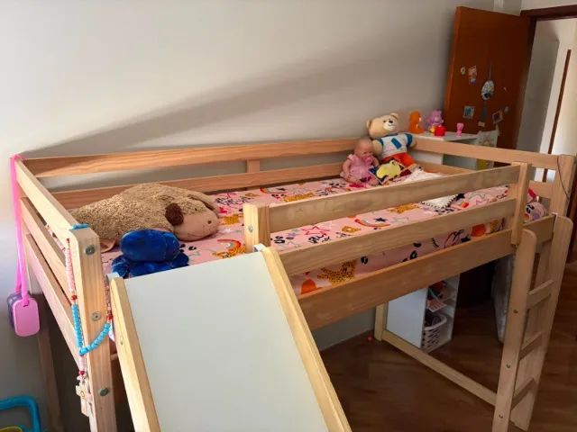 Cama Elevada Infantil com Escorregador - Foto 4