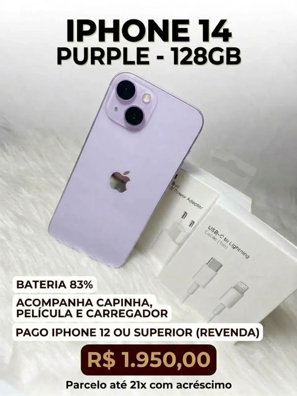 Iphone 14 128G Bateria 83%