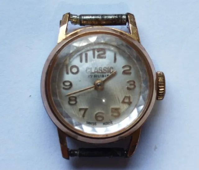 Relógio Antigo Classic Swiss Made 17 Rubis 
