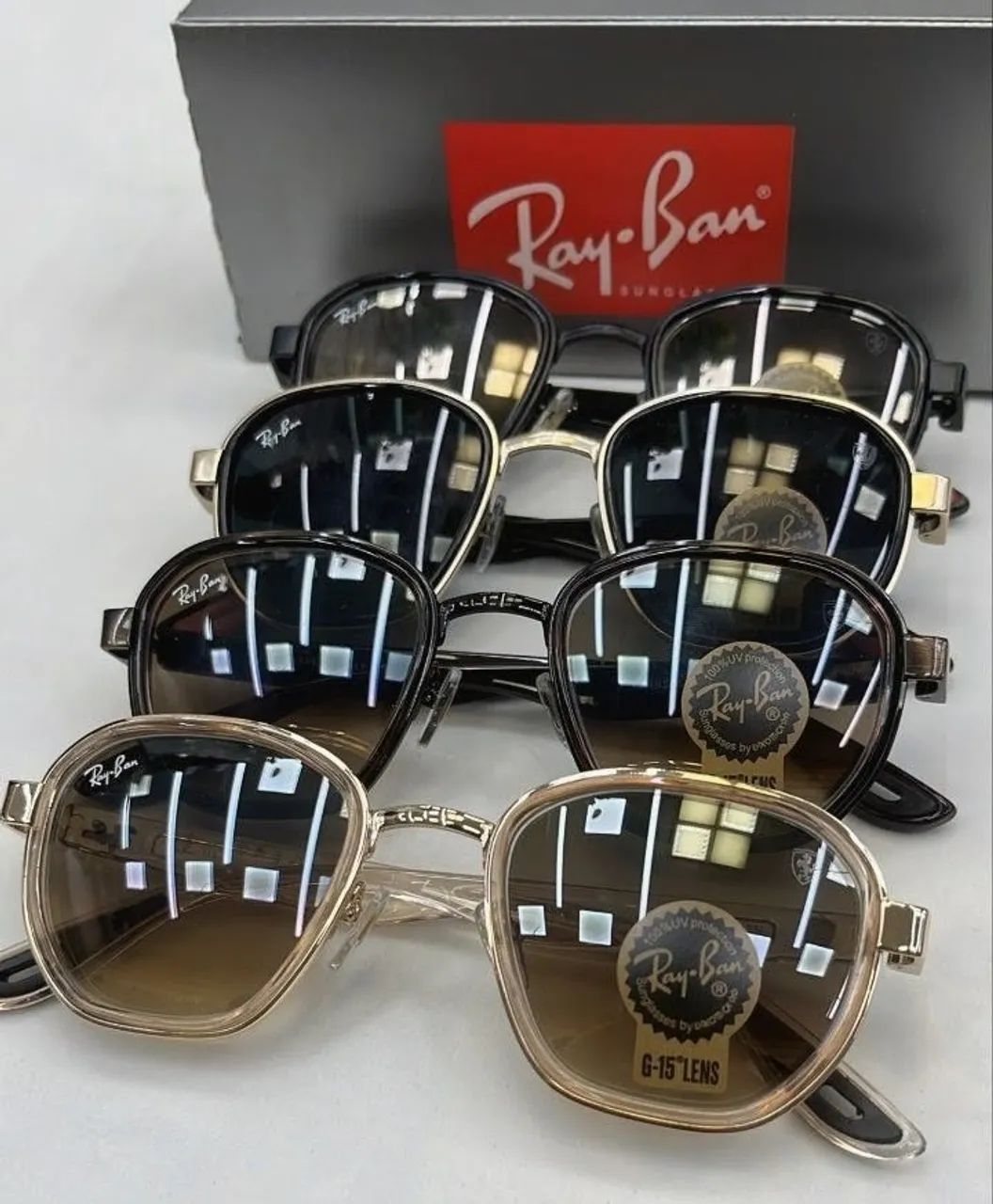 Vendo óculos escuro Ray ban e multimarcas - Foto 4