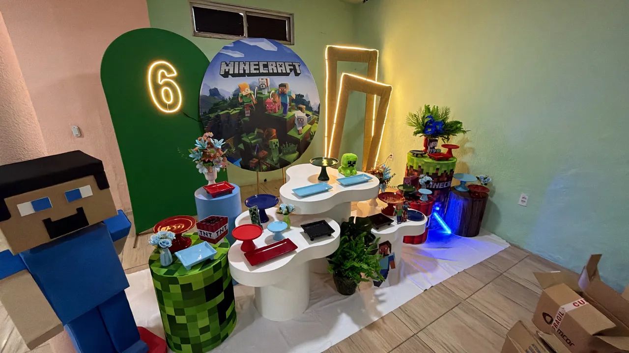Decoração minecraft aniversário  - Foto 3