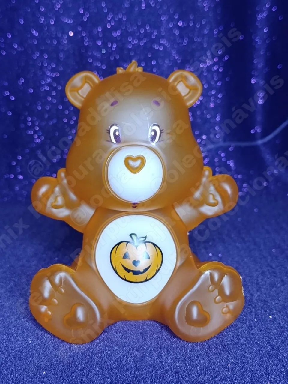 Luminária Ursinhos Carinhosos Giraffas Laranja Doces ou Gostosuras Original Lacrado - Foto 2