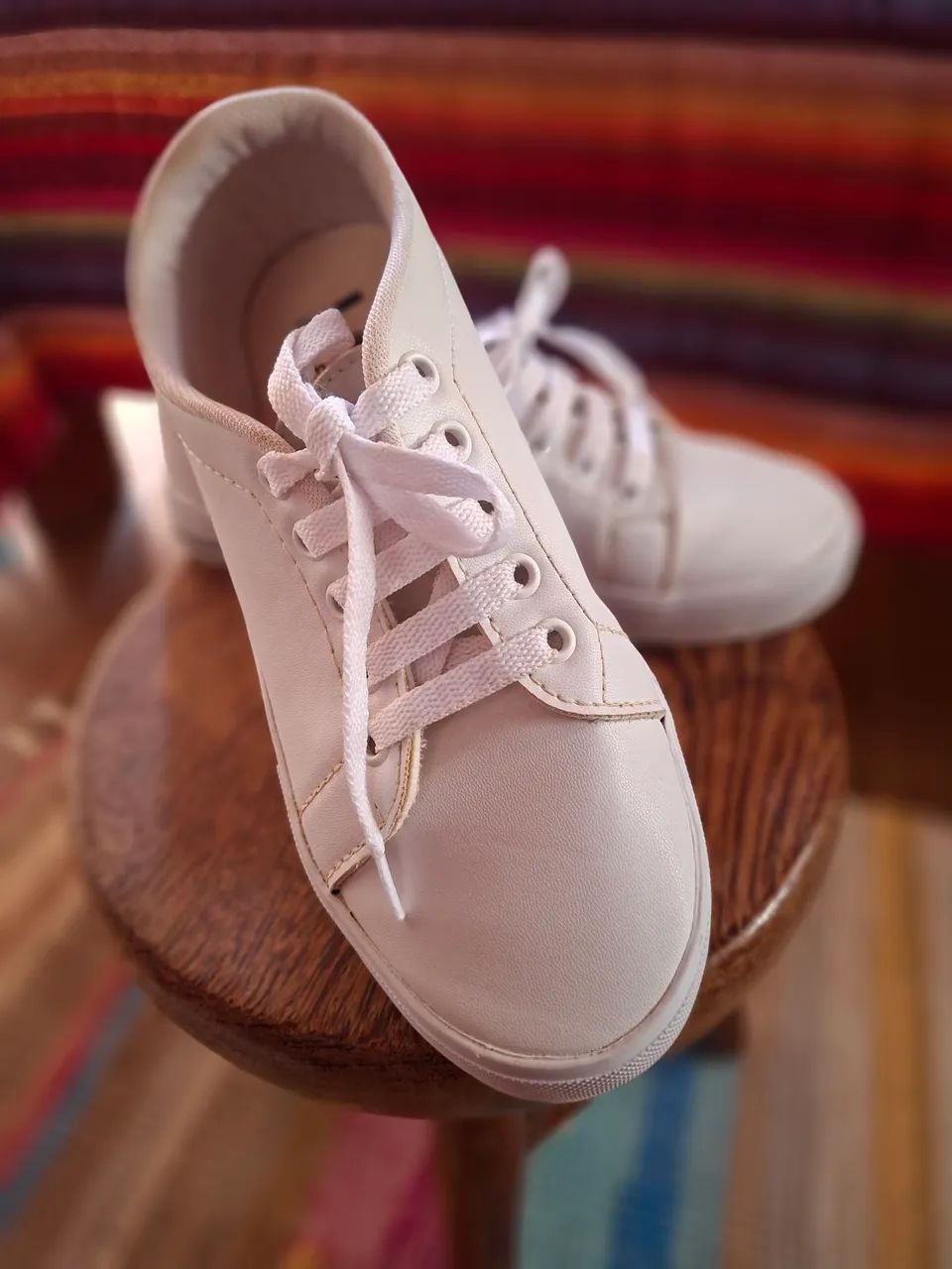 Desapego: Tenis branco casual 36 - Foto 4