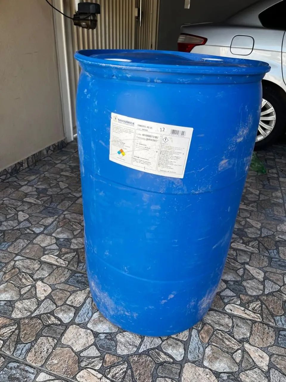 Tambor de plástico azul - Foto 2