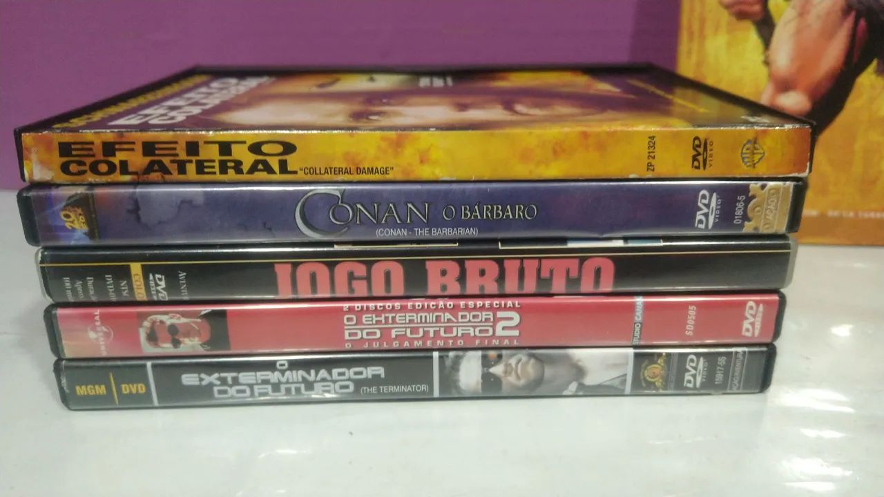 Dvds Arnold Schwarzenegger originais  - Foto 4
