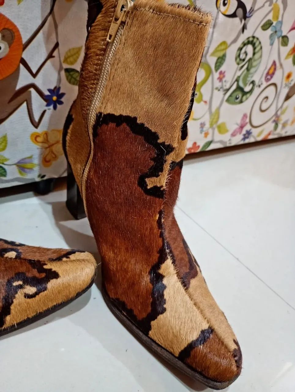 Bota feminina couro - Foto 3