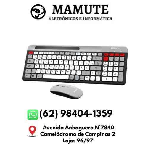 Kit Teclado E Mouse Hrebos If-306 Usb Bluetooth 