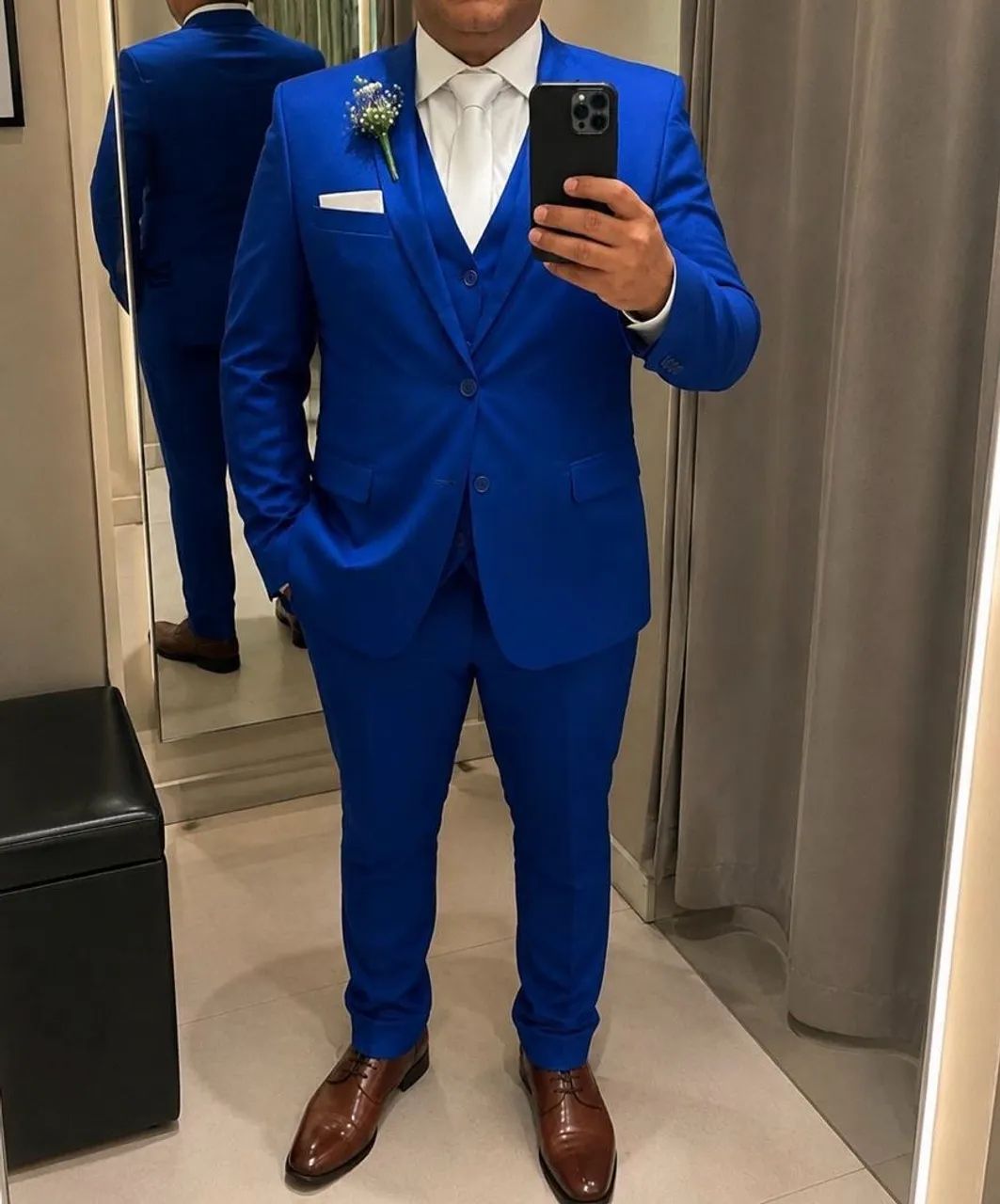 Terno Azul Royal Slim Premium