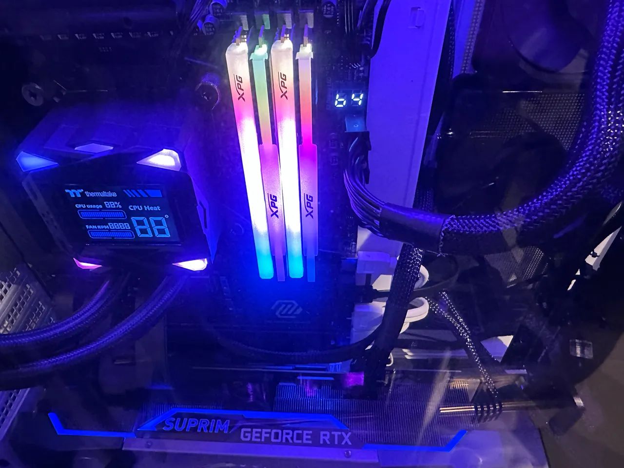 Pc Super 48vram 2rtx 3090 96gb de Ram - Foto 3