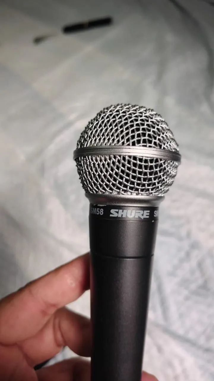 Microfone Shure Sm58 com fio - Foto 2