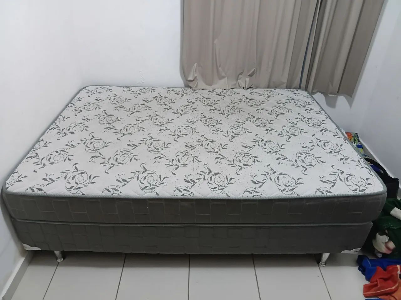 Cama casal mola ensacada
