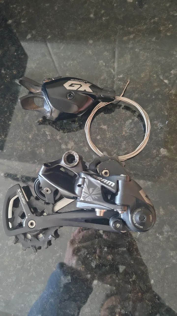 Câmbio e trocador Sram GX 12V
