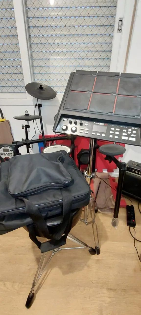 Roland Spd Sx Sampling Pad Cor Preto - Foto 2