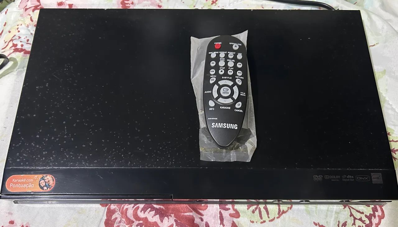 DVD Player Samsung C360KS com Controle Original - Foto 5