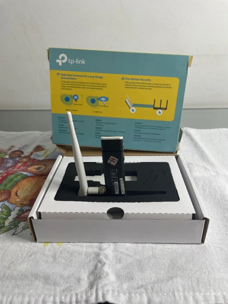 ADAPTADOR TP-LINK USB WIRELESS - ATÉ 150 MBPS - Foto 2