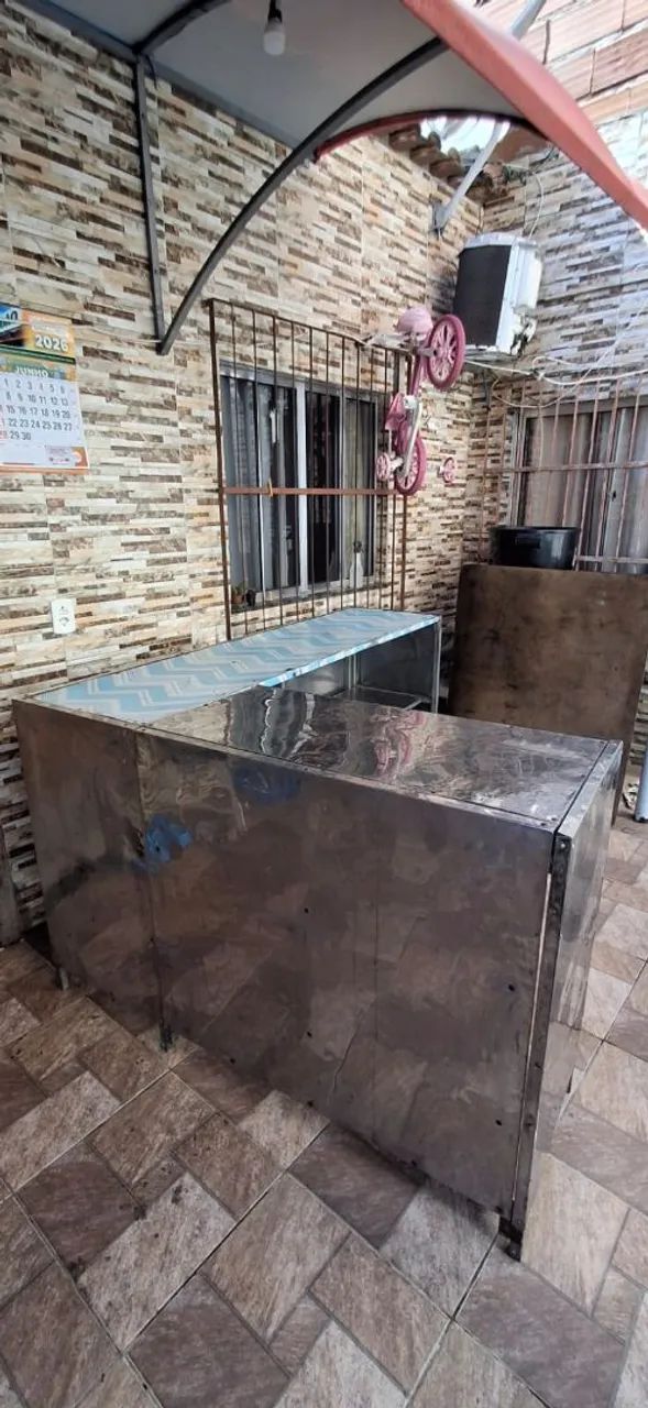 Bancada de inox  1.9x1 metros  - Foto 3