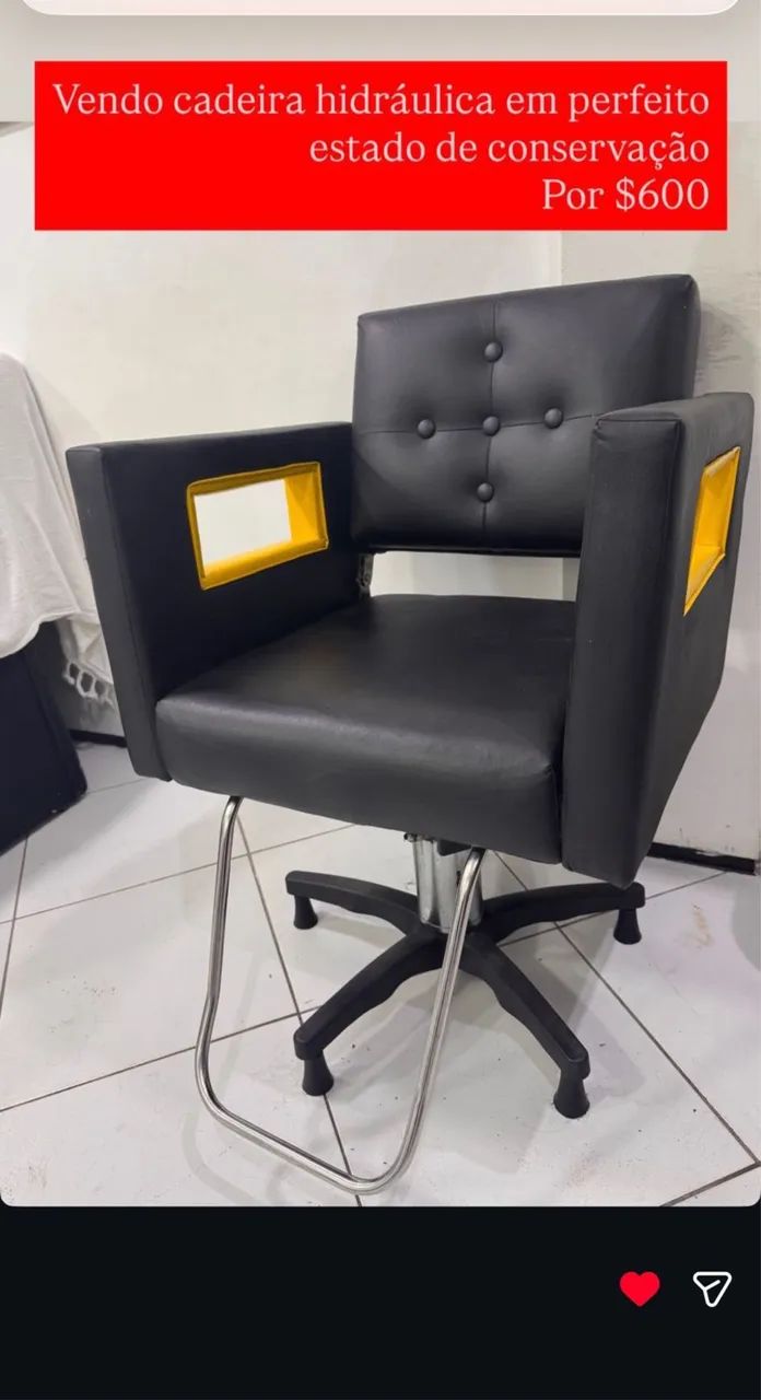Cadeira cabeleireira 