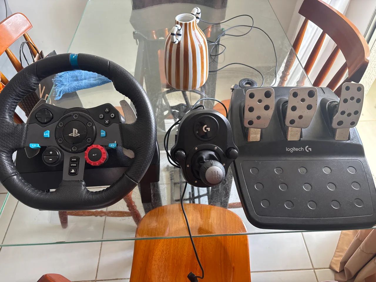 Logitech G29 + Câmbio 