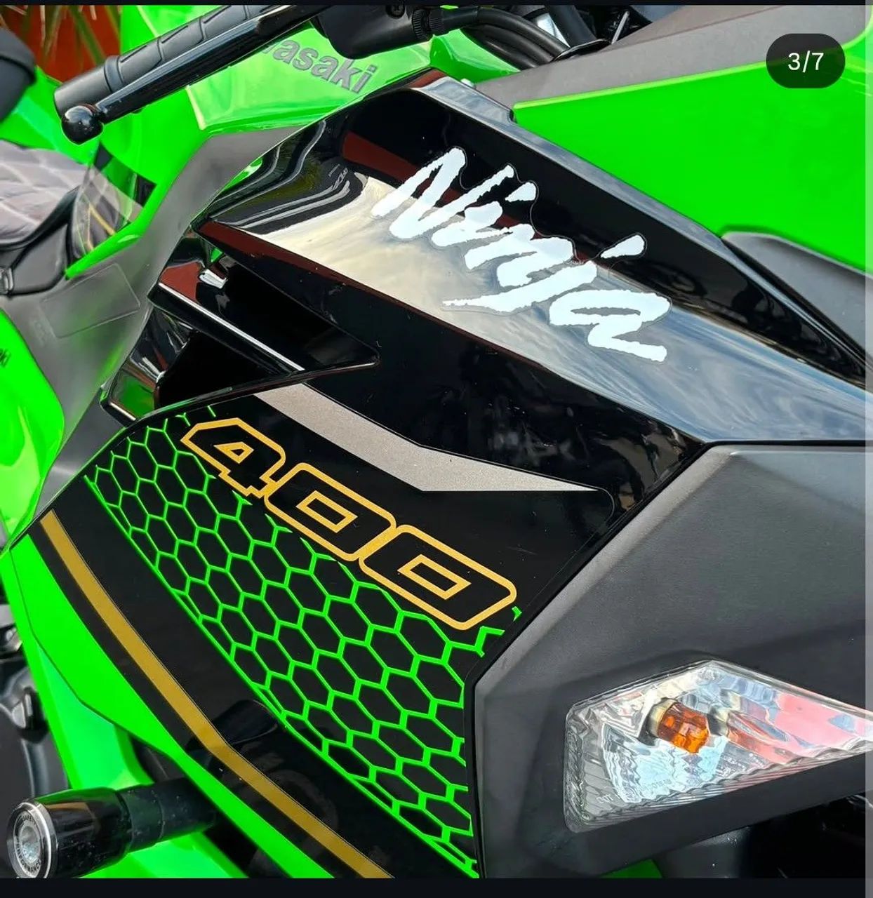 Ninja 400 sem detalhes super nova - Foto 4