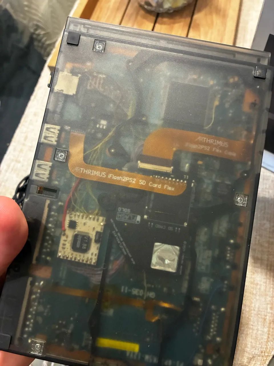 Ps2 slim com mod hdmi pixelFX e mod iflahs2ps2! - Foto 5